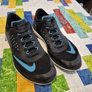 Nike Women's Running Black/blue Running Shoes Size 10